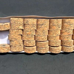 Korkringe 24 tiefblau Maser, 1 1/4" x 1/2" x 1/4" Loch | Rutenbau  - Bild 1 von 1