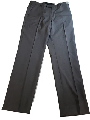 Pantalones de vestir chinos de algodón para hombre Jos A Bank Traveler talla gris caqui NUEVOS 35x32 Foto 1 de 4