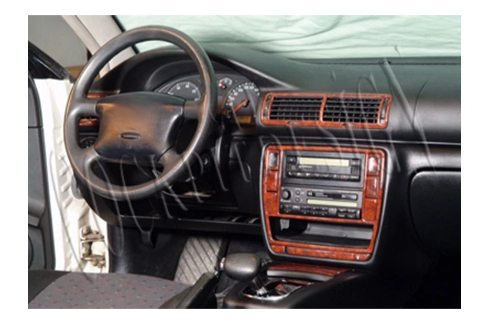 Kit de 26 cubiertas interiores de tablero de madera automático Volkswagen Passat 1996-2004 piezas Foto 1 de 4