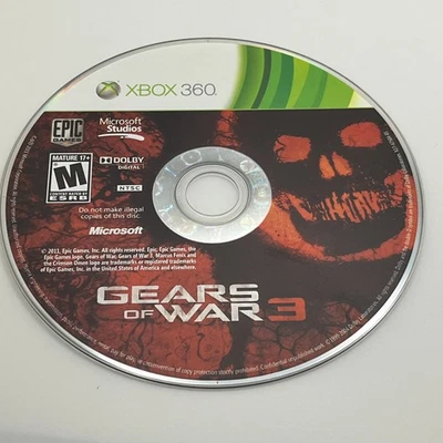 Gears of War 3 - Microsoft Xbox 360 DISC ONLY - Image 1 of 2