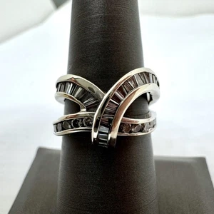 14K 585 Weißgold 6,4G 0,76ctw Diamant Ring Gr: 6,5! (WMP015421) - Bild 1 von 9