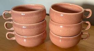 Vintage MCM RUSSEL WRIGHT Henkelbecher korallenrosa STEUBENVILLE USA - Bild 1 von 8