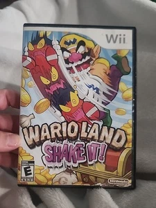 Wario Land Shake It Nintendo Wii Authentic Cover Art Only - No Game Or Manual - Picture 1 of 4