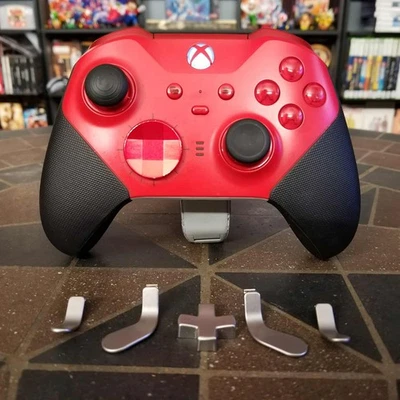 Controle sem fio Microsoft XBOX Elite Series 2 Core [VERMELHO] com pás inferiores - Imagem 1 de 4