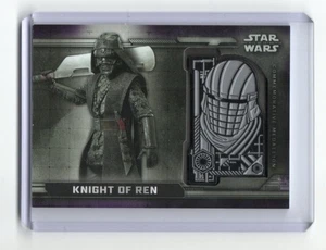 Star Wars Rise of Skywalker 2019 Series 1 MC-KR Medallion Knight of Ren #99/99 - Picture 1 of 4