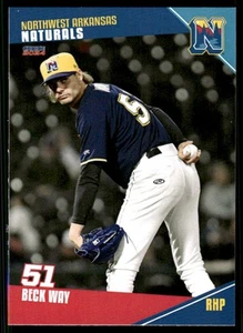 2024 Beck Way MiLB Rookie Minor League Northwest Arkansas Naturals - Picture 1 of 2