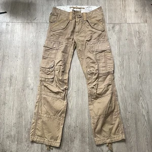 VTG Ralph Lauren Jeans Pants Men 30x30 Khaki Cargo Utility Military Fatigue Polo - Picture 1 of 7