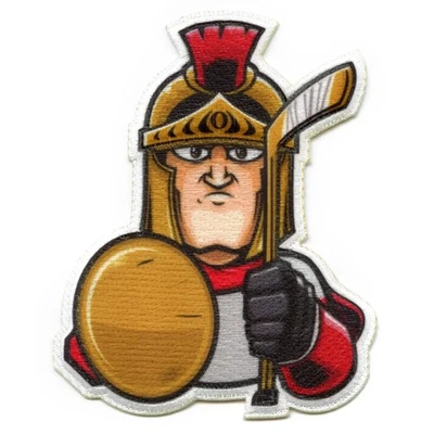 Ottawa Canada Spartan FotoPatch Mascot Hockey Parody Embroidery Iron On - Image 1 of 2