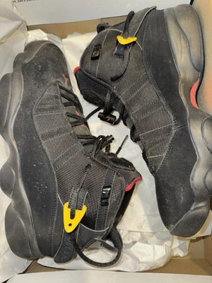 Jordan 6 Anillos Negro/Rojo Universitario Foto 1 de 4