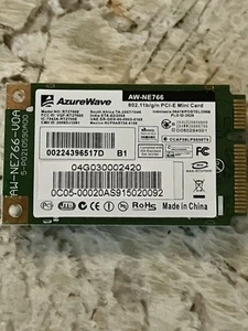 Azurewave AW-NE766 WLAN PCIe, RT2700E. 802.11 B/G/N Mini Netzwerkkarte - Bild 1 von 1