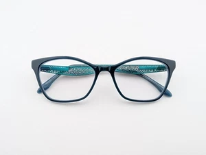 BCBGMAXAZRIA Eyeglasses, Frames Only, Bexley, 51-15-135, Laminate/Metal, Teal - Picture 1 of 18