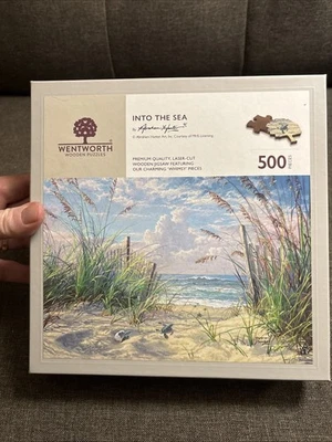 Rompecabezas de madera Wentworth, 500 piezas, en el mar de Abraham Hunter, completo Foto 1 de 4