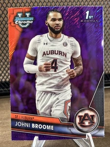 Johni Broome 2023-24 Bowman Chrome University 1° viola brillante #6 - Foto 1 di 2