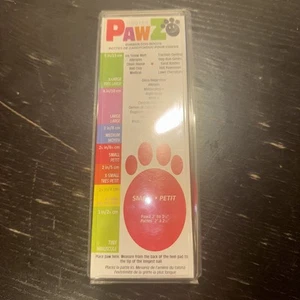 NIP- BOTAS DE GOMA PROTEX PAWZ PARA PERROS DESECHABLES/REUTILIZABLES/IMPERMEABLES PAQUETE DE 8 pequeñas - Imagen 1 de 4