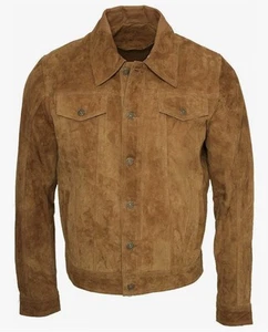 Brand new Infinity Mens tan leather jacket, New With Tags - Picture 1 of 8