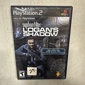 PlayStation 2 PS2 Game Syphon Filter Logan’s Shadow CIB Complete In Box Tested - Picture 1 of 2