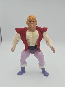 Modellino vintage MOTU Prince Adam 1981 Mattel testa morbida con gilet - Foto 1 di 7