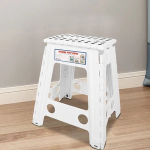 ⊹Portable Living Plastic Dots Folding Step Stool Anti Slip Foldable Adults - Picture 1 of 13