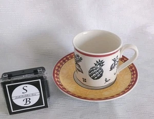 A25/55 Villeroy & Boch Switch Plantation Simla Espresso-Moccatassen + UT - Bild 1 von 3