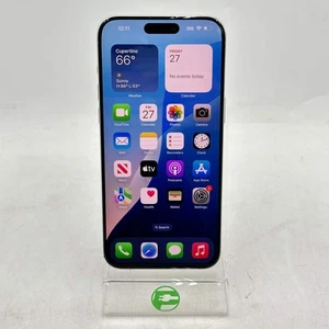 Factory Unlocked Apple iPhone 15 Pro Max 256GB White Titanium MU673LL/A READ - Picture 1 of 12