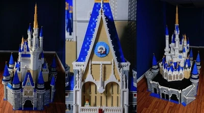 MOC 乐高灰姑娘城堡 - 大约 50,000 块砖,6 英尺 3 英寸高,需要维修 — 第 1/4 张图片