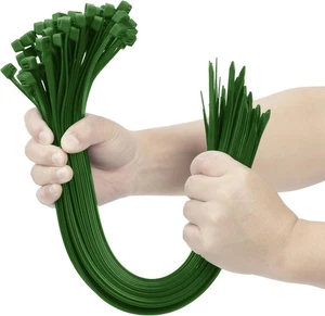 Xingo Garten grün 16 Zoll Reißverschluss Krawatten strapazierfähig 100 16 Zoll, - Bild 1 von 6
