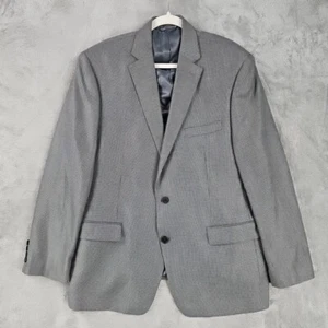 Lauren Ralph Lauren Blazer Mens 44R Gray Twill Lined Business Formal Classic - Picture 1 of 8