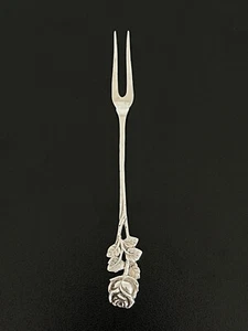 Gabel 835 Silber Antik Vorlege Aufschnitt Hildesheimer Rose 13cm - Bild 1 von 5
