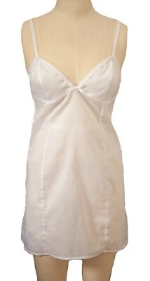 100% Cotton Light weight Lace cup Petticoat Dress liner lining British Made - Image 1 of 4