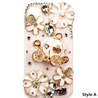Elegant 3d Luxury Bling Crystal Cinderella's Pumpkin Wagon Case For Iphone 4s /4