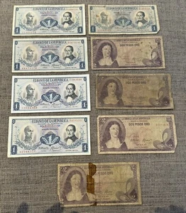 Columbia 1 and 2 Pesos (All 9 Included) - Picture 1 of 2