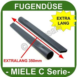 Boquilla de juntas extra larga 350 mm para boquilla de aspiradora Miele serie C boquilla de 35 mm boquilla de succión - Imagen 1 de 1