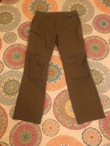 Eastern Mountain Sports EMS Womens O-S Khaki Convertible Cargo Pants Shorts Hike - Picture 1 of 10