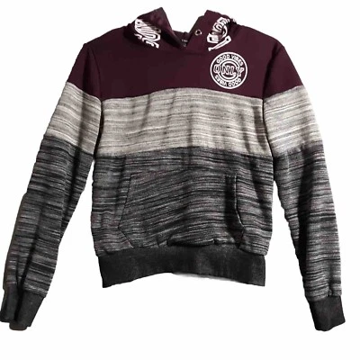 Rue 21 Womens Hoodie Pullover Sweatshirt Good Vibes Only  X Small XS purple Plum — 第 1/4 张图片