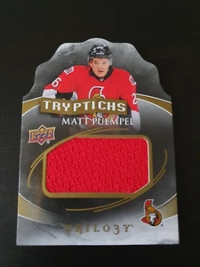 Matt Puempel 2015-16 Upper Deck Trilogy Ice Hockey Patch Card /250 Tryptichs NHL - Picture 1 of 2