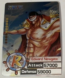 EDWARD NEWGATE R Holo Foil ONE PIECE Anime TCG CCG Collectible Card - Picture 1 of 2