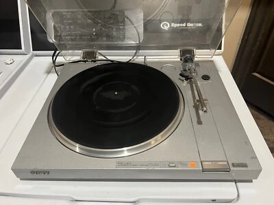 Silver Sony PS-LX2 Automatic Stereo Turntable As Is For Parts Or Repair - Image 1 of 4