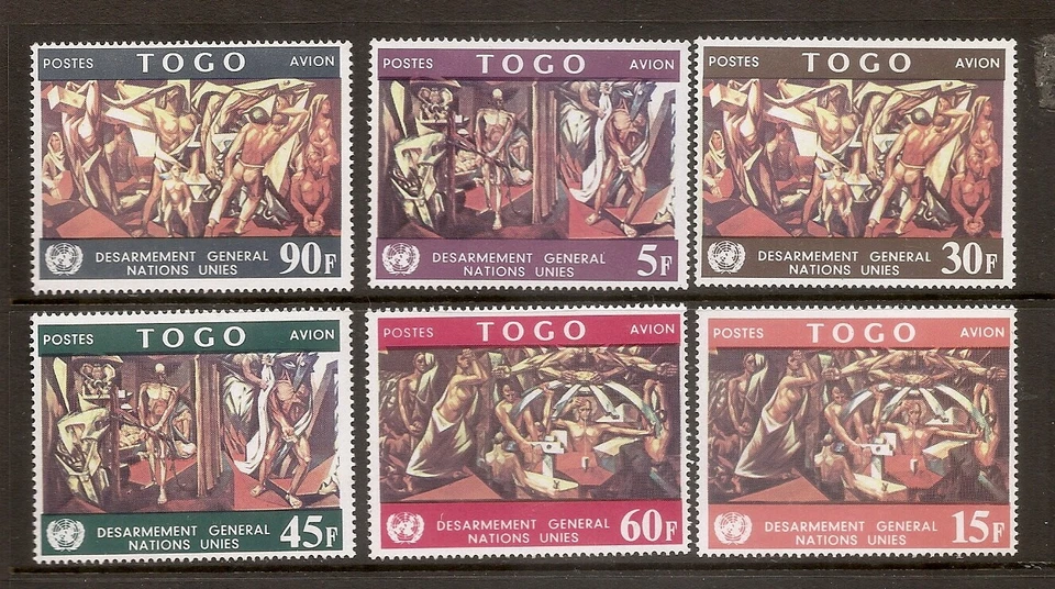 Togo SC # C73-74, C217-19, C186-88, C291-93, ETC, ETC Religious Paintings . MNH - Image 1 of 4