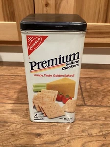 Crackers di sale premium NABISCO vintage in latta - Foto 1 di 7