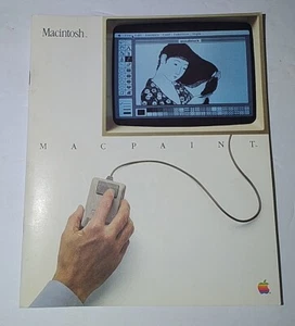 VTG 1983 Apple Macintosh MacPaint Manual - Afbeelding 1 van 3