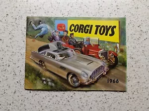 1966 VTG CATALOG CORGI TOYS CATALOG BROCHURE JAMES BOND 007 ASTON MARTIN DB5 - Picture 1 of 7