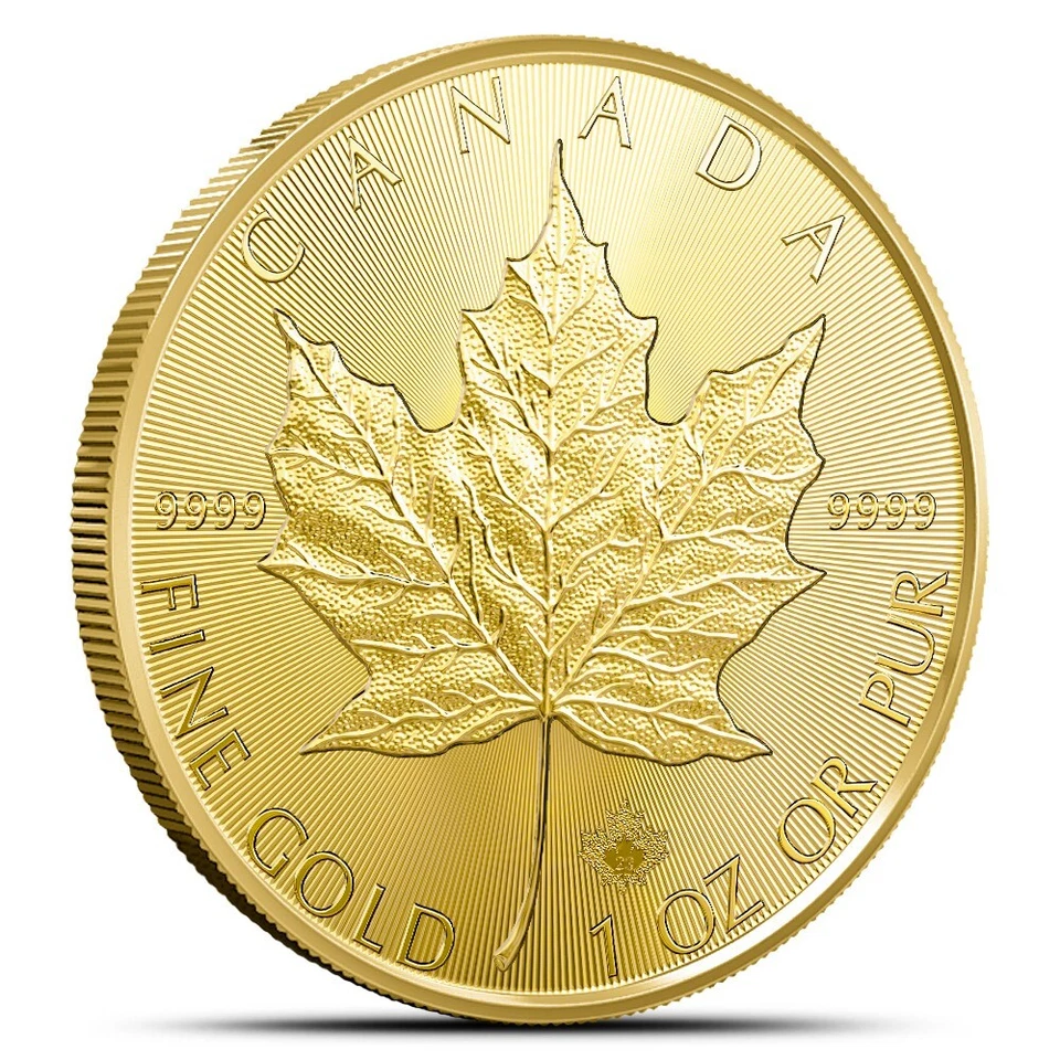 2024 1 oz Maple Leaf .9999 Gold Coin BU - Royal Canadian Mint - Image 1 of 4