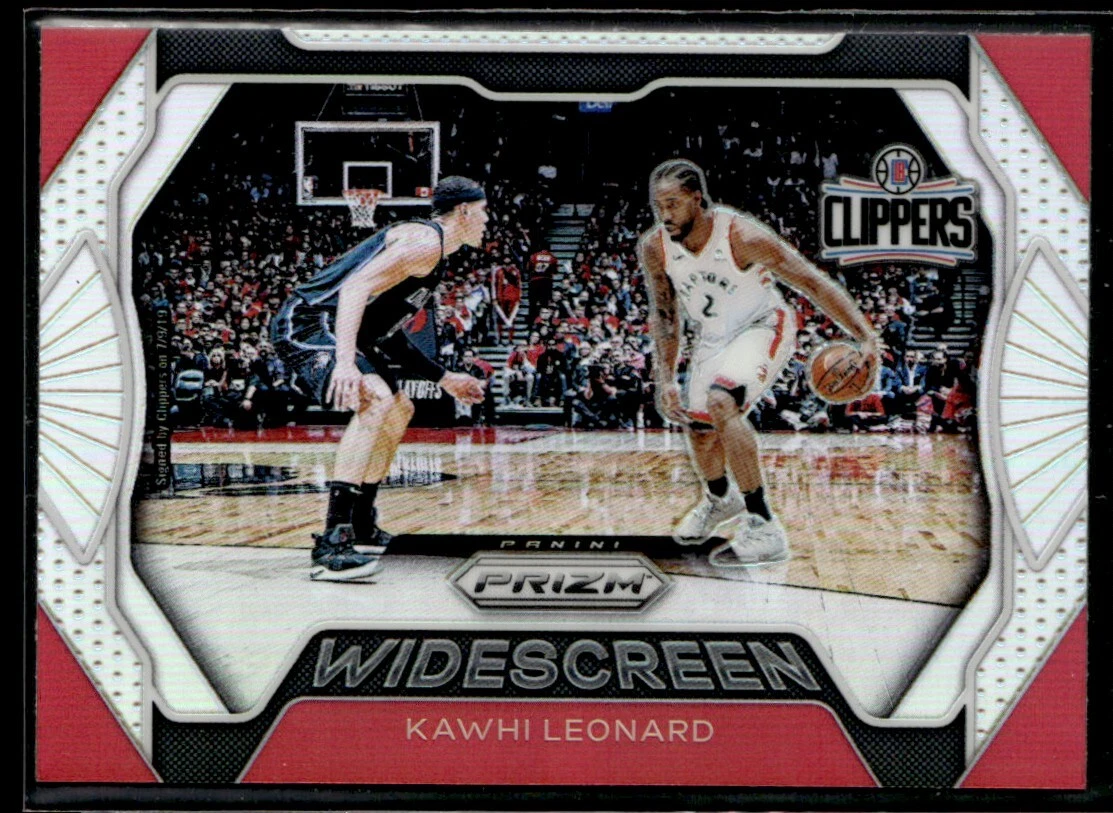 2019-20 Panini Prizm Widescreen Silver Kawhi Leonard #7