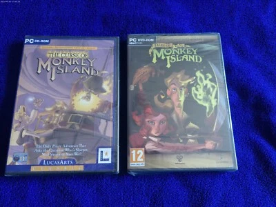 THE CURSE & TALES OF MONKEY ISLAND PC RARE FAST POST ( brand new sealed ) - Image 1 of 2