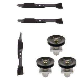 Spindle & Blade Set Fits Cub Cadet Fits MTD 46" LT1045 LT1046 918-0660 918-0625 - Picture 1 of 8