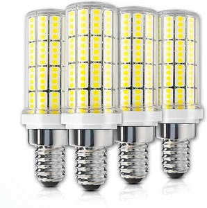 4 Pack E12 20W Led Bulb 5000k Daylight White 2500lm for Chandeliers, Ceiling Fan - Picture 1 of 6
