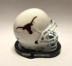 TEXAS LONGHORNS SCHUTT AUTHENTIC MINI NCAA FOOTBALL HELMET BLANK - Picture 1 of 9