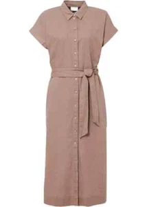 TRAUMHAFTES HEMDBLUSEN KLEID MIT LEINEN ANTEIL IM SUPER-DESIGN GR.38 NEU (3132) - Bild 1 von 1