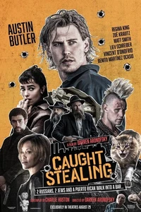 Poster for Darren Aronofsky’s 'Caught Stealing' Poster - Picture 1 of 3