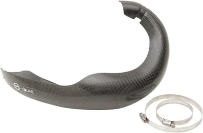 Moose E Line 2-Stroke Exhaust Stock Pipe Guard Heat Shield KTM 125 SX 16-18 - Image 1 of 3